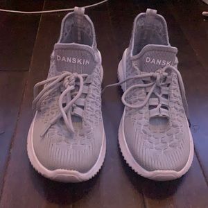 Grey Danskin tennis shoes